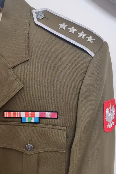 Obszycie bajorkiem na stopień starszy chorąży sztabowy WP