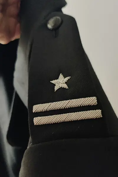 Obszycie płaszcza na stopień majora sił powietrznych Wojska Polskiego mundula.pl